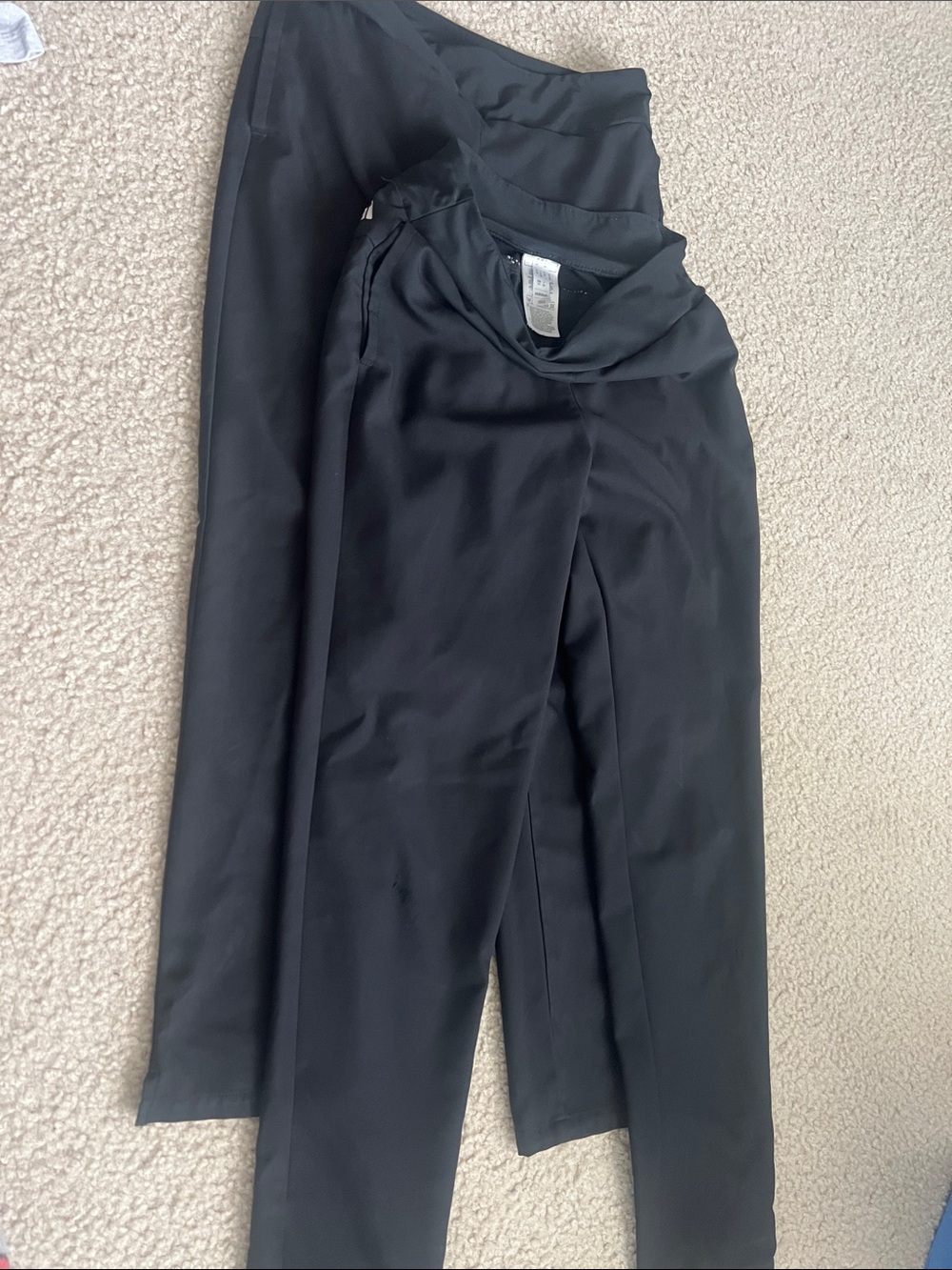 adidas Black Women's Athletic Pull-On Trousers